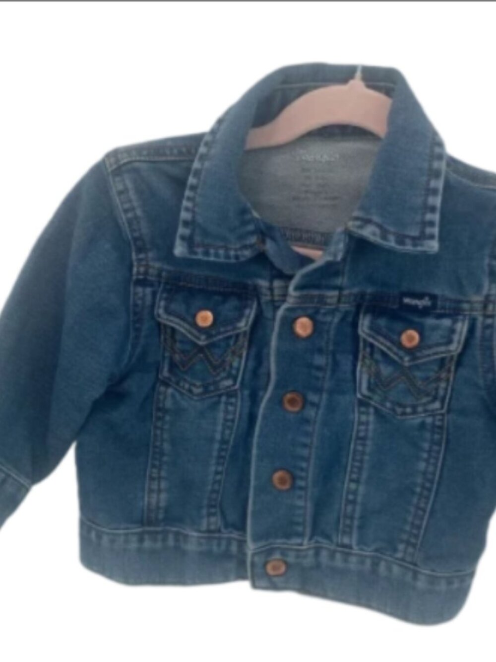 Wrangler Toddler Jean Jacket in Blue Denim